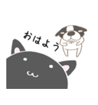 フレンチブルドッグと猫【普段使い】（個別スタンプ：10）
