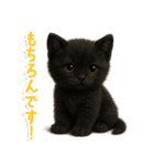 使いやすい！黒猫スタンプ敬語あり（個別スタンプ：23）