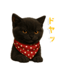 使いやすい！黒猫スタンプ敬語あり（個別スタンプ：33）