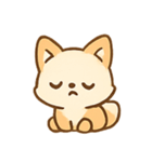 ふわふわキツネバディ 気分パレード（個別スタンプ：6）