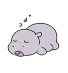 いびきカバ 夢の国（個別スタンプ：1）