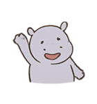 いびきカバ 夢の国（個別スタンプ：4）