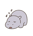 いびきカバ 夢の国（個別スタンプ：21）