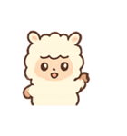 あるぱかのほっこりきもち（個別スタンプ：5）