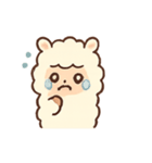 あるぱかのほっこりきもち（個別スタンプ：9）