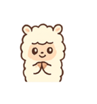 あるぱかのほっこりきもち（個別スタンプ：10）