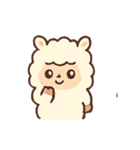 あるぱかのほっこりきもち（個別スタンプ：14）
