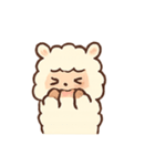 あるぱかのほっこりきもち（個別スタンプ：21）