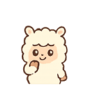 あるぱかのほっこりきもち（個別スタンプ：23）