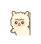 あるぱかのほっこりきもち（個別スタンプ：24）
