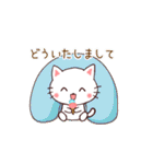 ❤気遣いにゃんこの暑い夏❤（個別スタンプ：12）