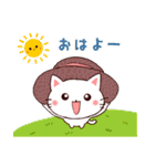 ❤気遣いにゃんこの暑い夏❤（個別スタンプ：14）