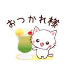 ❤気遣いにゃんこの暑い夏❤（個別スタンプ：27）