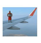 黒板でメッセージを伝えてくるマサイ族。（個別スタンプ：29）