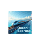 美しい列車の旅/Beautiful Train Journeys（個別スタンプ：1）