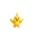 動く無言オカメインコ（個別スタンプ：4）