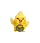 動く無言オカメインコ4（個別スタンプ：1）