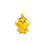 動く無言オカメインコ4（個別スタンプ：3）