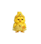 動く無言オカメインコ4（個別スタンプ：5）