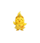 動く無言オカメインコ6（個別スタンプ：8）