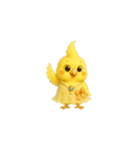 動く無言オカメインコ5（個別スタンプ：12）