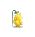 動く無言オカメインコ3（個別スタンプ：1）
