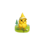 動く無言オカメインコ3（個別スタンプ：4）