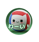 様々なスポーツのボールスタンプ（個別スタンプ：3）