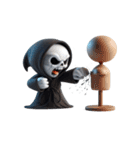 死神を怒らせた（個別スタンプ：1）