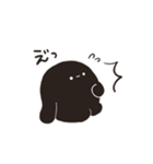 くろまるだんご（ネガティブ）（個別スタンプ：13）