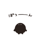 くろまるだんご（ネガティブ）（個別スタンプ：20）