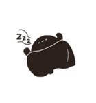 くろまるだんご（ネガティブ）（個別スタンプ：29）