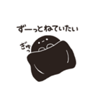 くろまるだんご（ネガティブ）（個別スタンプ：30）