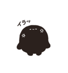 くろまるだんご（ネガティブ）（個別スタンプ：31）