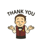 ソムリエが挨拶2（個別スタンプ：1）