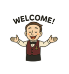 ソムリエが挨拶2（個別スタンプ：2）