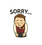 ソムリエが挨拶2（個別スタンプ：3）