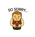 ソムリエが挨拶2（個別スタンプ：4）