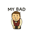 ソムリエが挨拶2（個別スタンプ：11）