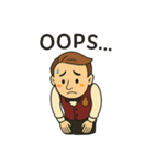 ソムリエが挨拶2（個別スタンプ：14）