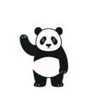 やる気のないパンダ2【言葉なし編】（個別スタンプ：7）