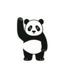 やる気のないパンダ2【言葉なし編】（個別スタンプ：8）