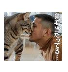 <超使える>猫吸いされる猫の気持ち（個別スタンプ：12）