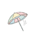 春夏に使えるスタンプ、SS（個別スタンプ：34）