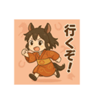 干支童子 午の勝負帖（個別スタンプ：1）
