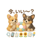ふわふわコーギーの夏スタンプ（個別スタンプ：5）