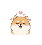 ポメラニアン（日常使い）（個別スタンプ：10）