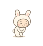 毎日使える♡うさぎのやさしい言葉（個別スタンプ：10）