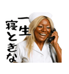 ガングロギャル看護師(毎日使えるアゲ返信)（個別スタンプ：39）