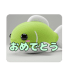 おさかなとみなみちゃんプレミアムセット（個別スタンプ：5）